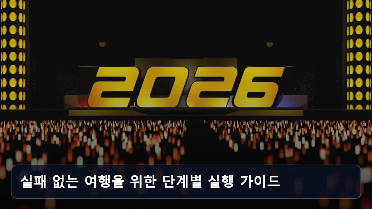 실패 없는 여행을 위한 단계별 실행 가이드 관련 이미지
