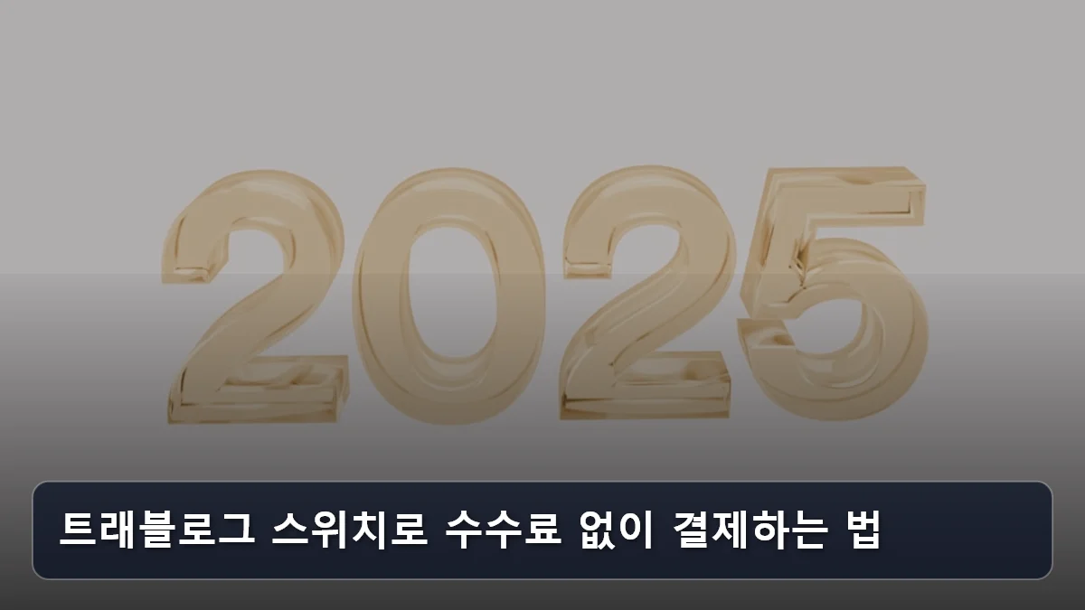트래블로그 스위치로 수수료 없이 결제하는 법 관련 이미지