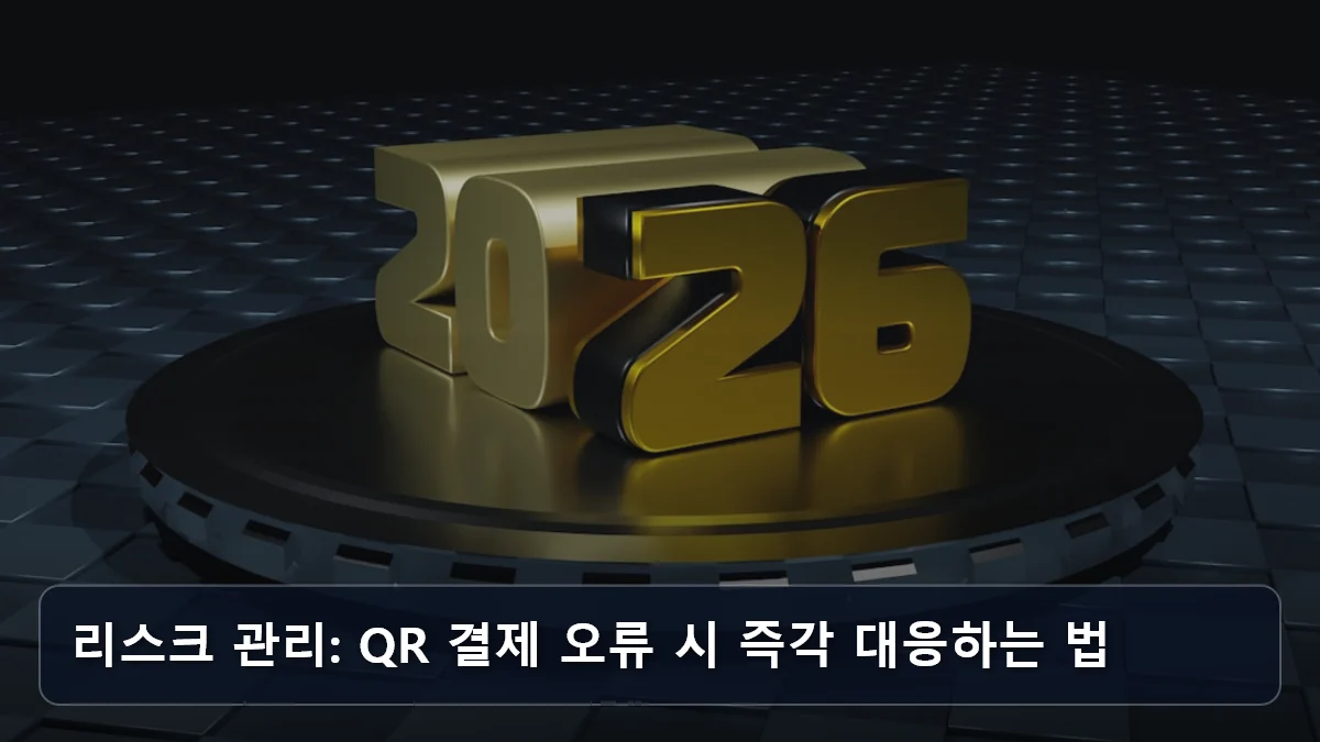 리스크 관리: QR 결제 오류 시 즉각 대응하는 법 관련 이미지
