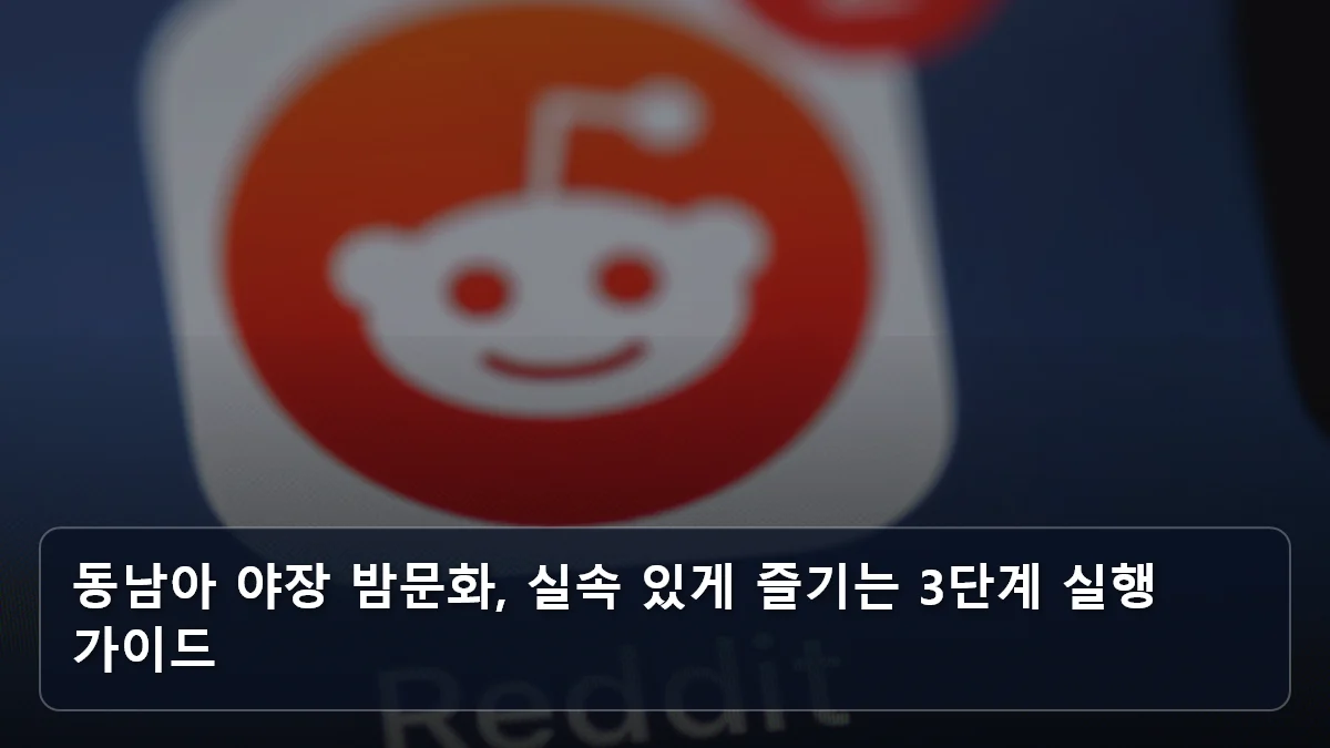 동남아 야장 밤문화, 실속 있게 즐기는 3단계 실행 가이드 관련 이미지